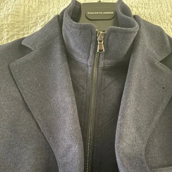 Ermenegildo Zegna Overcoat - Saks Fifth Avenue - Picture 9 of 9